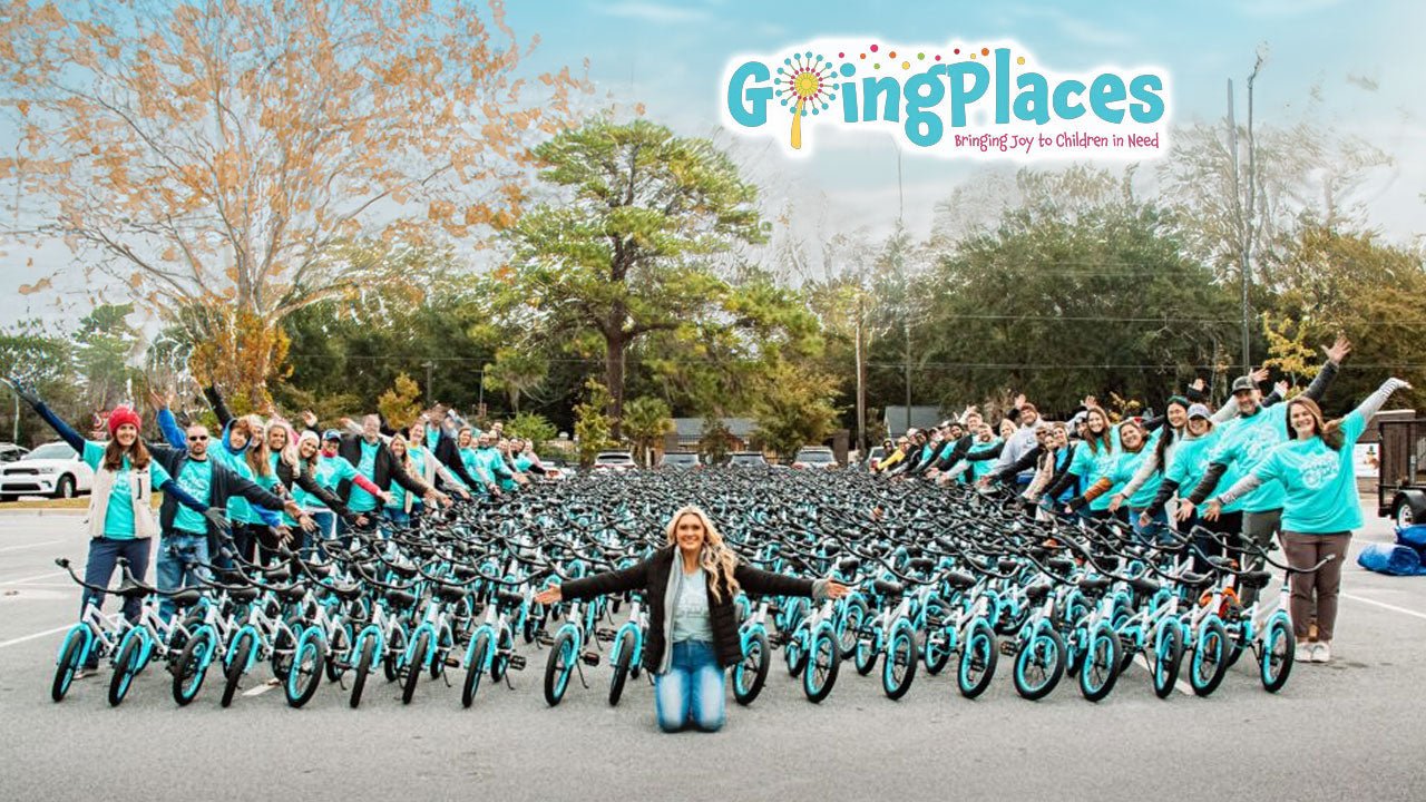 Partnering With Going Places: Donated Tees for Joy-Filled Kids in Charleston
