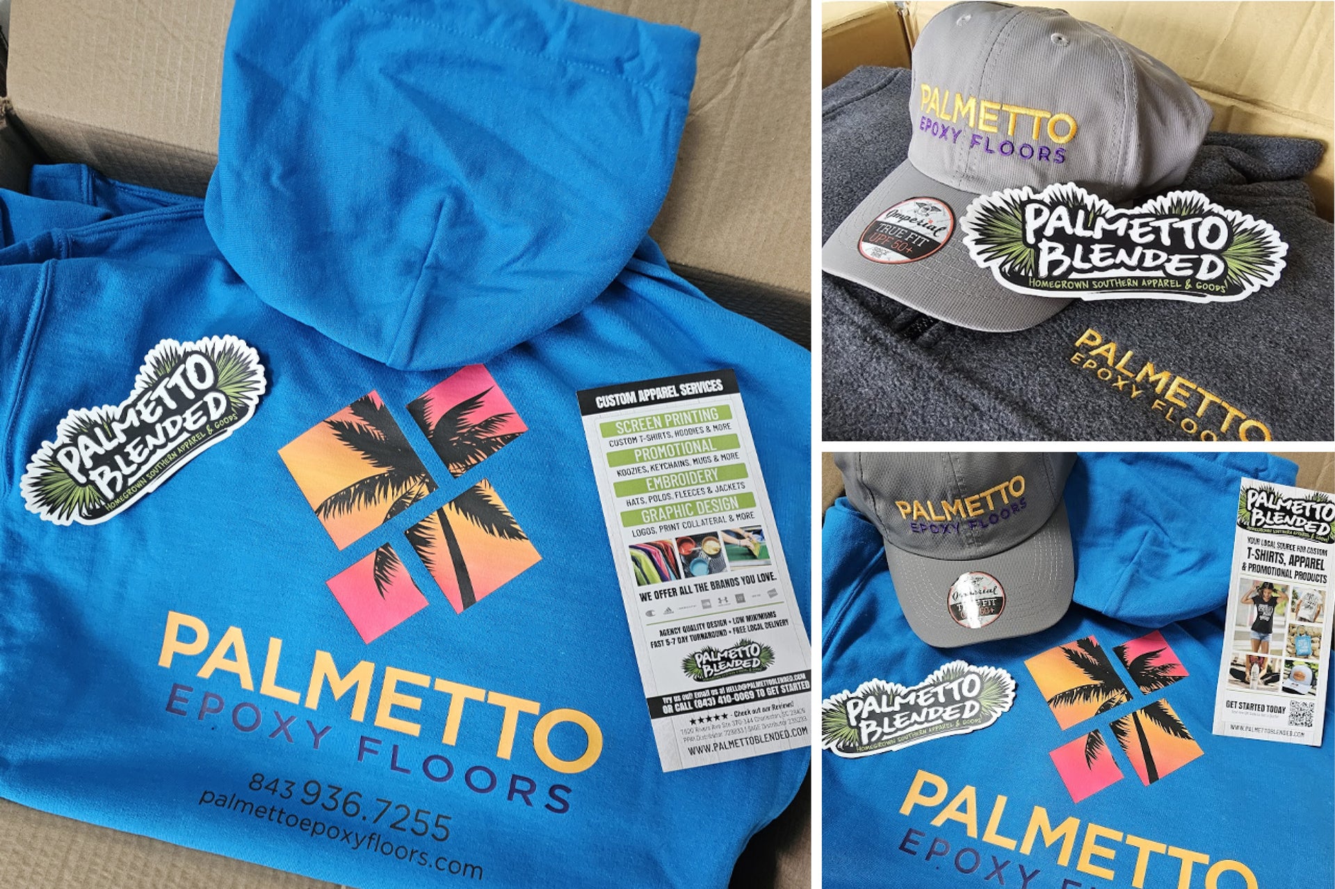 Delivering Custom Apparel Excellence for Palmetto Epoxy Floors