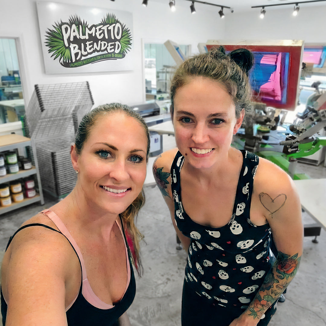 Finished custom apparel project by Palmetto Blended Charleston SC